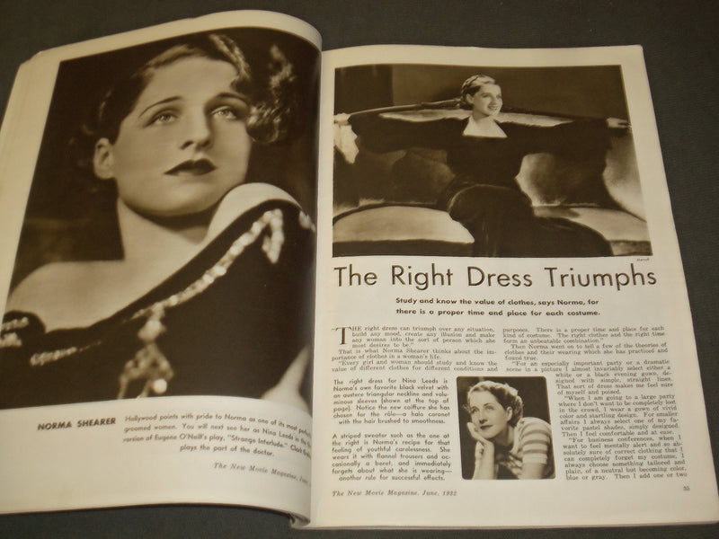 1932 JUNE THE NEW MOVIE MAGAZINE - JEANETTE MACDONALD COVER - M 317