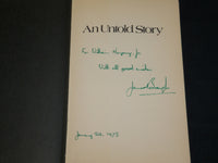 1973 THE ROOSEVELTS OF HYDE PARK BOOK INSCRIBED BY JAMES BROUGH - D 560