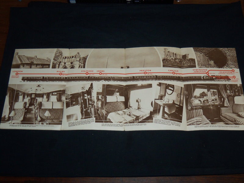 1933 THE ROYAL SCOT CENTURY OF PROGRESS FOLD-OUT - GREAT BRITAIN - J 8749