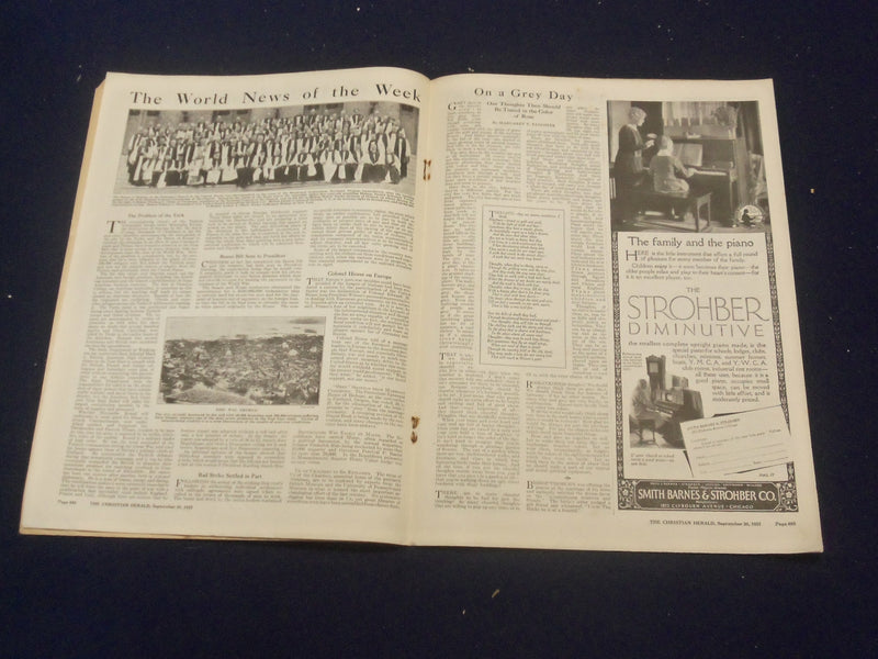 1922 SEPTEMBER 30 CHRISTIAN HERALD MAGAZINE-DIAPPEARING AMERICAN INDIAN- ST 6602