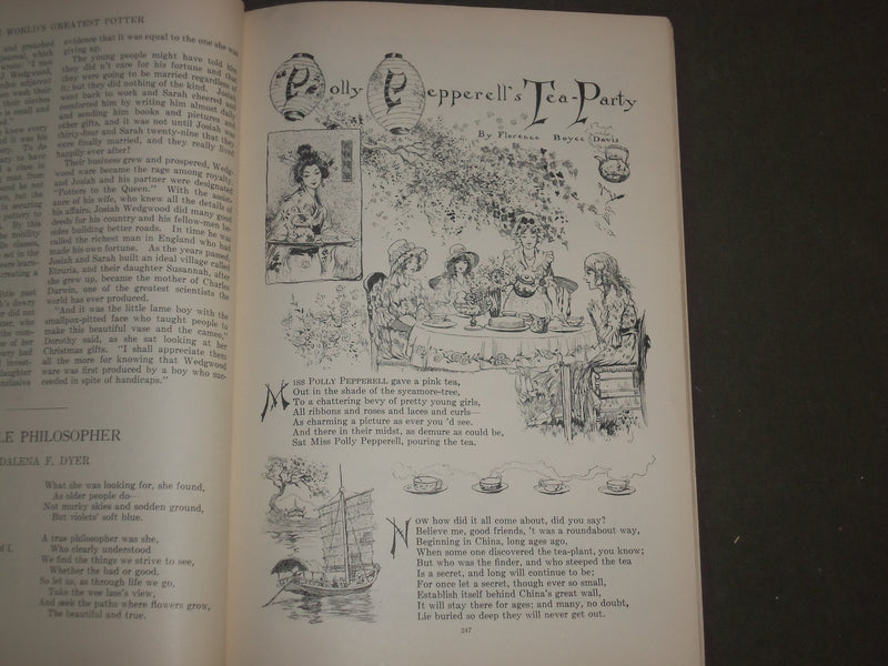 1924 JANUARY ST. NICHOLAS MAGAZINE - ILLUSTRATIONS, STORIES & ADS - B 4634