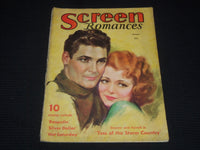 1933 JANUARY SCREEN ROMANCES MAGAZINE - JANET GAYNOR & CHARLES FARRELL - E 16346