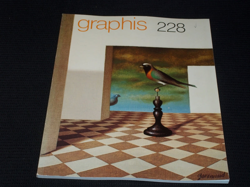 1983 #228 GRAPHIS MAGAZINE VERY NICE COVER ART & INSIDE PAGES - E 847