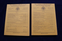 1975 THE AMERICAN MINERALOGIST JOURNAL - LOT OF 6 - COMPLETE YEAR - O 3380
