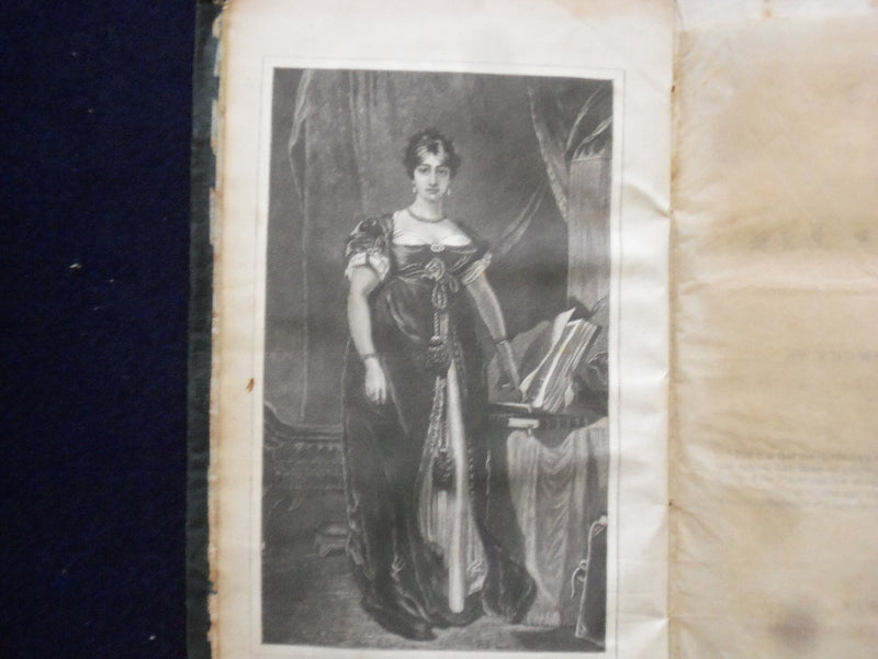 1834 LIFE OF MRS. SIDDONS HARDCOVER BOOK BY THOMAS CAMPBELL - KD 8648