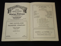 1937 TENTH GRAND OPERA SEASON PROGRAM - CLEVELAND - RUSTICANA - J 8015