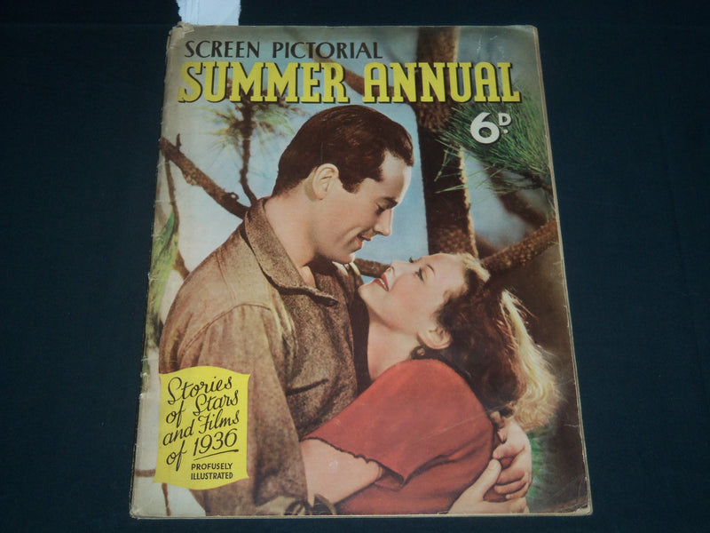 1936 SCREEN PICTORIAL SUMMER ANNUAL MAGAZINE - PUB. IN U. K - J 4178