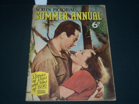 1936 SCREEN PICTORIAL SUMMER ANNUAL MAGAZINE - PUB. IN U. K - J 4178