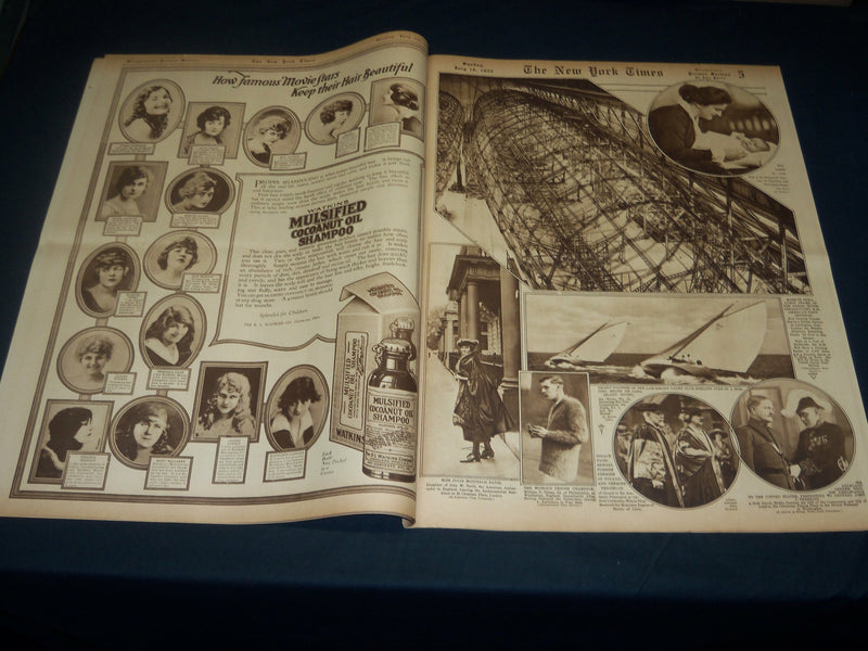 1920 JULY 18 NEW YORK TIMES PICTURE SECTION - OLYMPIC TRIALS - PHOTOS - NT 8764