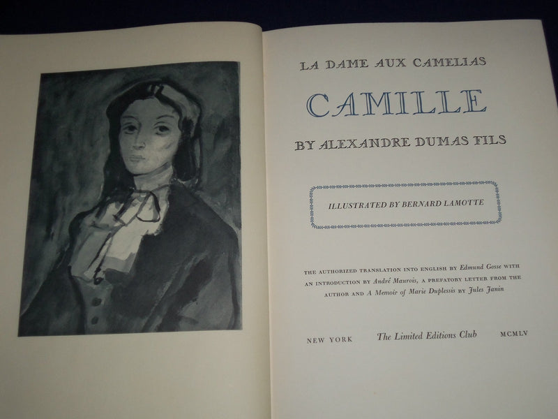 1955 CAMILLE BOOK SIGNED BY BERNARD LAMOTTE - LIMITED EDITIONS CLUB - KD 1875