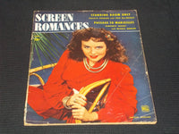 1944 APRIL SCREEN ROMANCES MAGAZINE - PAULETTE GODDARD COVER - E 16535