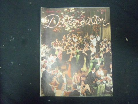 1935 NOVEMBER DELINEATOR MAGAZINE - GREAT COVER, STORIES AND ADS - ST 3792
