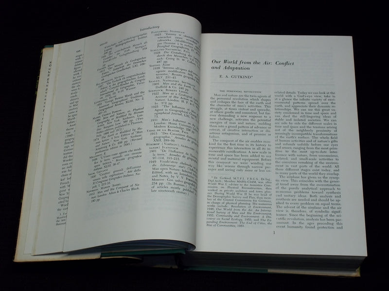 1956 MAN;S RACE IN CHANGING THE FACE OF THE EARTH HARDCOVER BOOK - KD 7614