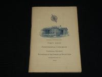 1932 FORTY-FIRST CONTINENTAL CONGRESS PROGRAM - AMERICAN REVOLUTION - J 6944
