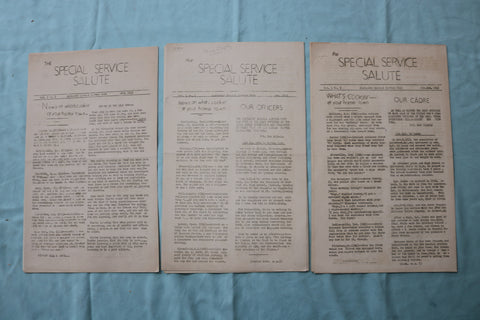 1943 THE SPECIAL SERVICE SALUTE NEWSPAPER - 16TH SPECIAL SERVICE UNIT - K 2545
