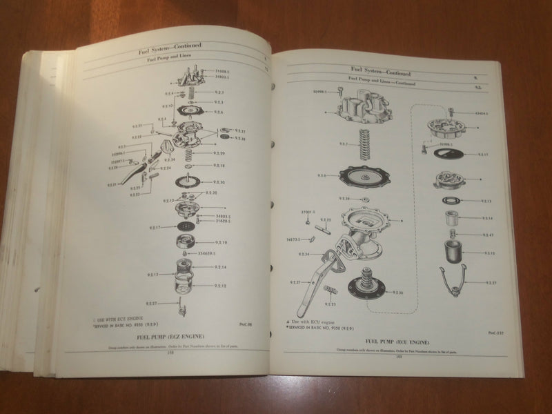 1957 MERCURY CHASSIS PARTS CATALOG - KD 6694