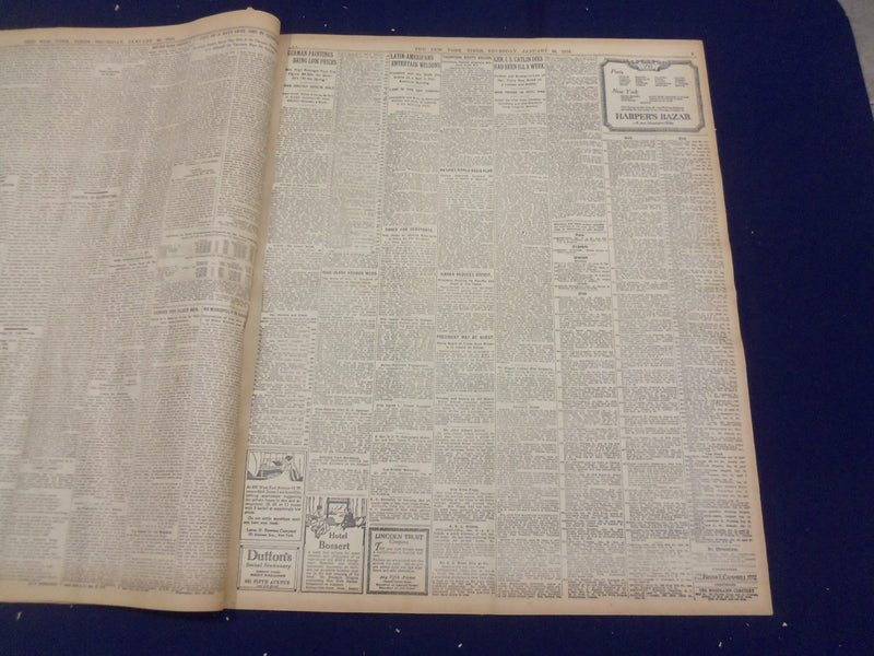 1916 JANUARY 20 NEW YORK TIMES - MONTENEGRO REJECTS TERMS OF PEACE - NT 9071