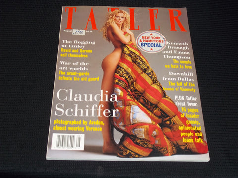 1994 AUGUST TATLER MAGAZINE - CLAUDIA SCHIFFER FRONT COVER - E 13388