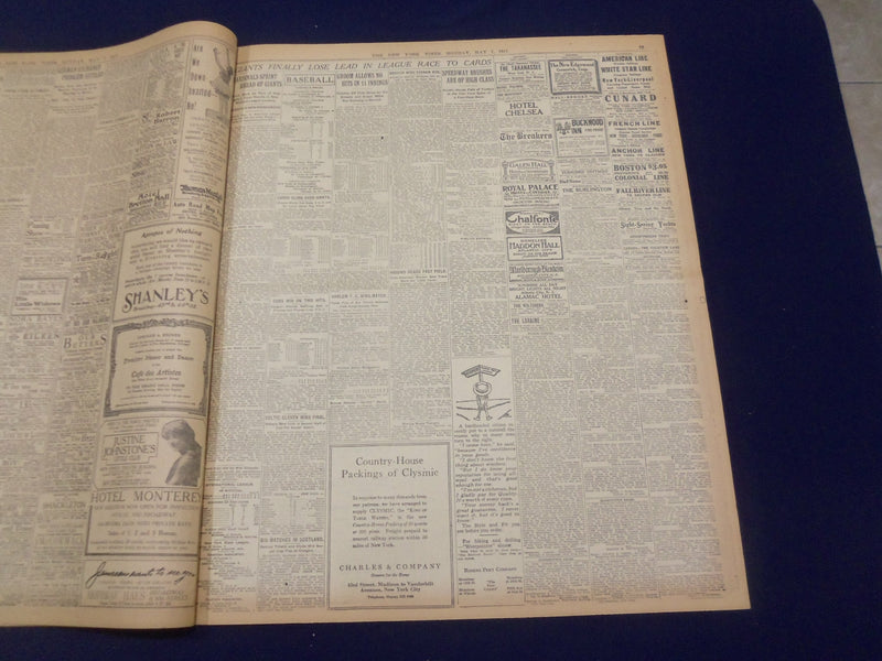 1917 MAY 7 NEW YORK TIMES - 200,000 MEN READY TO GO WITH ROOSEVELT - NT 9136