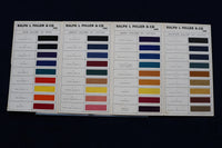 1940 'S RALPH L. FULLER CO. ANILINE DYESTUFFS COLOR CHART BOOK - K 736