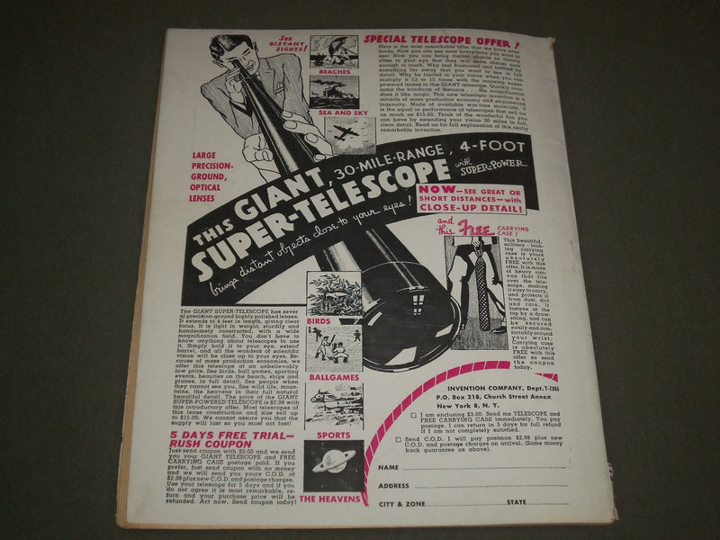 1945 YOUR FUTURE MAGAZINE NO. 10 - GREAT COVER - YOUR YEAR AHEAD - SP 7196