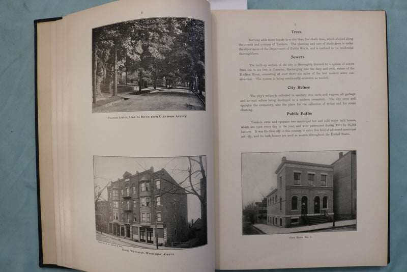 1902 YONKERS ILLUSTRATED HARDCOVER BOOK - KD 9677