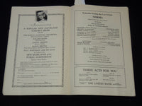 1928-1929 METROPOLITAN OPERA COMPANY PROGRAM LOT OF 2 - CLEVELAND OHIO - J 8019