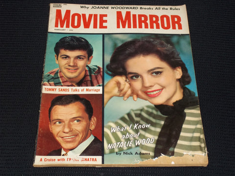 1958 FEBRUARY MOVIE MIRROR MAGAZINE - NATALIE WOOD FRONT COVER - E 16467