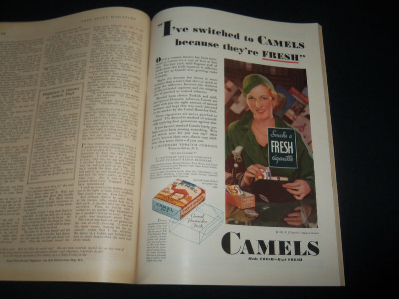 1932 MAY TRUE STORY MAGAZINE - NICE COVER - JAMES DUNN - JUDITH WOOD - M 441