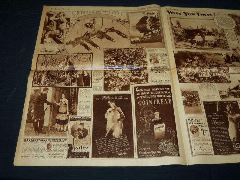 1936 APRIL 19 SAN FRANCISCO CHRONICLE ROTO LOT OF 2 - SHIRLEY TEMPLE - NP 5099