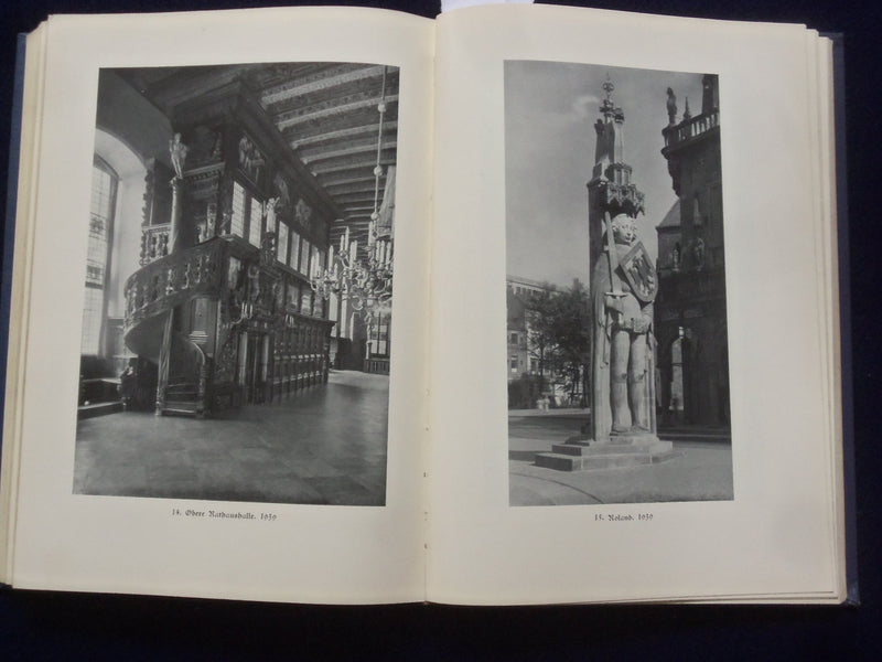 1940 BREMEN LEBENSTREIS EINER SANFESTADT HARDCOVER BOOK- STEILEN-GERMAN- KD 8992
