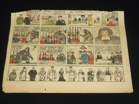 1940'S BEN HOGAN CAMELS CIGARETTES COLOR COMICS AD - GOLF - NP 1847I