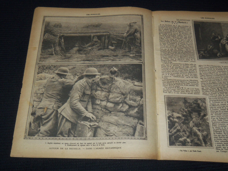1918 LES ANNALES WWI FRENCH MAGAZINE LOT OF 7 ISSUES - WORLD WAR I - O 3785