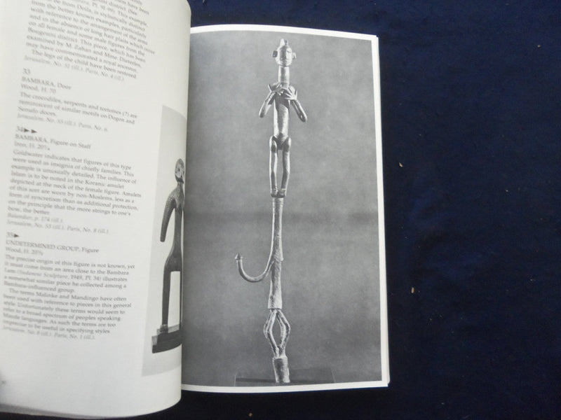 1968 SCULPTURE OF BLACK AFRICA SOFTCOVER BOOK - PAUL TISHMAN COLLECTION -KD 8202