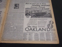 1930 FEB 2 NEW YORK TIMES SPECIAL & AUTO - BIG BILL TILDEN IN ACTION - NT 7002