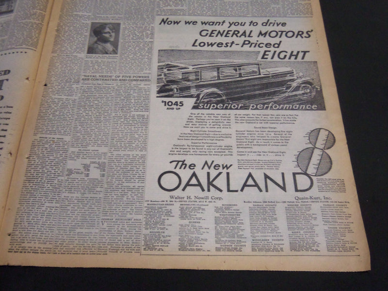 1930 FEB 2 NEW YORK TIMES SPECIAL & AUTO - BIG BILL TILDEN IN ACTION - NT 7002