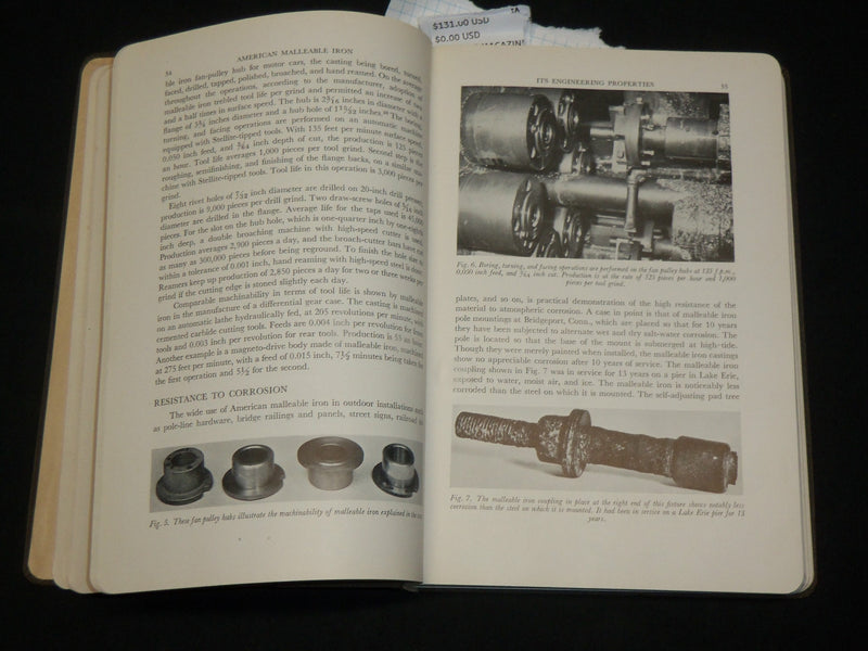 1944 AMERICAN MALLEABLE IRON A HANDBOOK - CLEVELAND - KD 6533