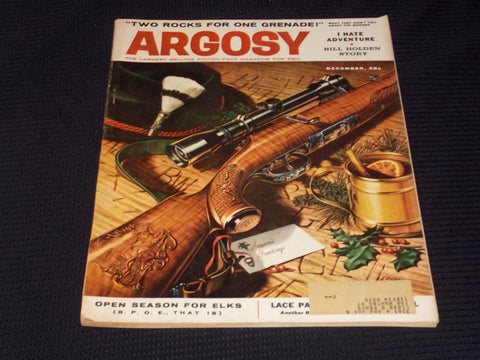 1958 DECEMBER ARGOSY MAGAZINE - CHRISTMAS ISSUE FRONT COVER - E 5302