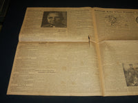 1945 APRIL 12 CEREBRAL HEMORRHAGE FATAL TO PRESIDENT - EXTRA NEWSPAPER - NP 4883