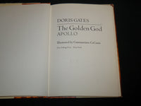 1973 THE GOLDEN GOD HARDCOVER BOOK BY DORIS GATES - COCONIS - KD 6870