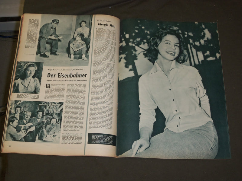 1956 MAY 15 FILM REVIEW (GERMAN) MAGAZINE - NICE PHOTOS, ARTICLES & ADS - B 3971