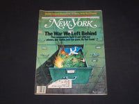 1978 JANUARY 16 NEW YORK MAGAZINE - THE WAR WE LEFT BEHIND - SP 3944