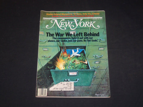 1978 JANUARY 16 NEW YORK MAGAZINE - THE WAR WE LEFT BEHIND - SP 3944