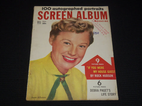 1953 FALL SCREEN ALBUM MAGAZINE - JUNE ALLYSON COVER - E 12414