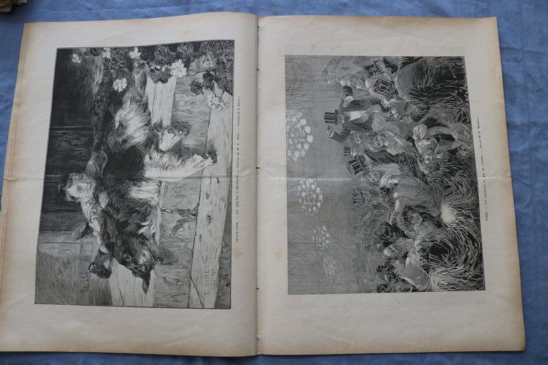1894 JAN 20 LE MONDE ILLUSTRE MAGAZINE-LES EVENEMENTS DE SICILE-FRENCH - NP 8459