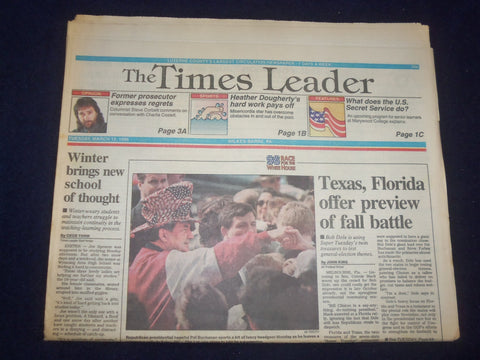 1996 MARCH 12 WILKES-BARRE TIMES LEADER - TEXAS/FLORIDA PREVIEW BATTLE - NP 8154