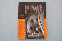 1942 AUGUST POWER MAGAZINE - POWER GENERATION COVER - E 26579
