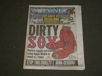 2017 SEPTEMBER 6 NEW YORK DAILY NEWS - RED SOX USE APPLE WATCH TO CHEAT YANKEES