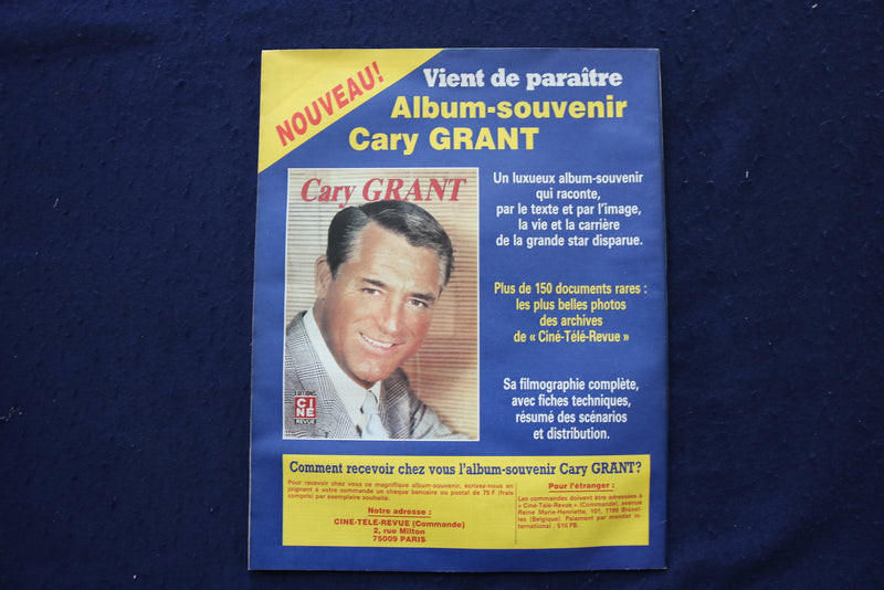 1987 APRIL 9 CINE TELE REVUE MAGAZINE - ALAIN DELON COVER - E 23561