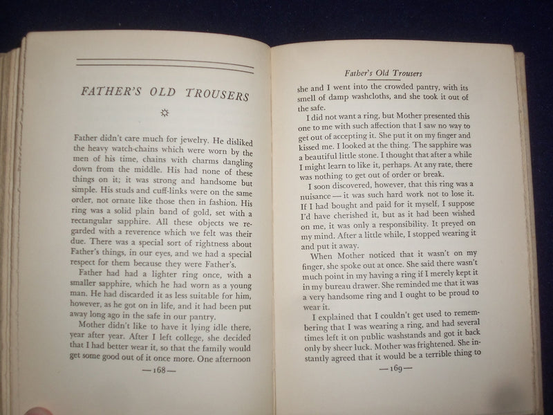 1935 LIFE WITH FATHER HARDCOVER BOOK BY CLARENCE DAY - 1ST EDITION - KD 9187